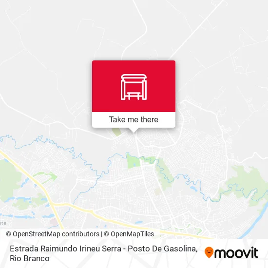 Estrada Raimundo Irineu Serra - Posto De Gasolina map