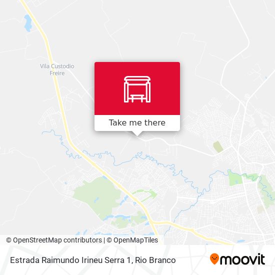 Estrada Raimundo Irineu Serra 1 map