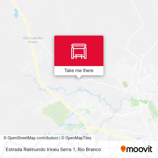 Estrada Raimundo Irineu Serra 1 map