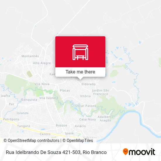 Rua Idelbrando De Souza 421-503 map