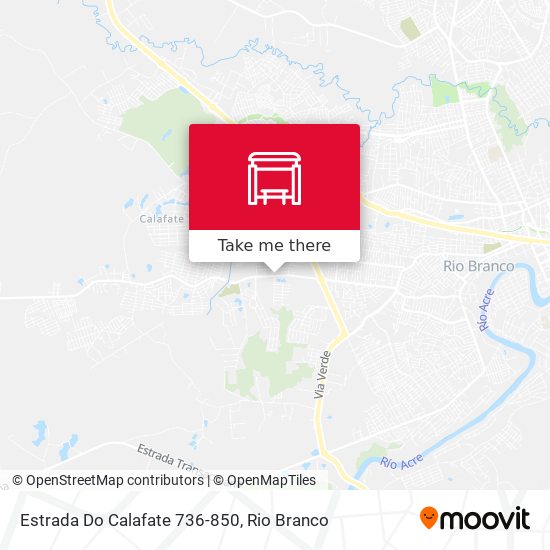 Mapa Estrada Do Calafate 736-850