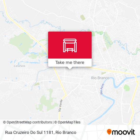 Mapa Rua Cruzeiro Do Sul 1181