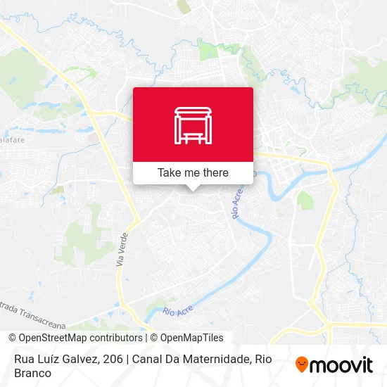 Rua Luíz Galvez, 206 | Canal Da Maternidade map