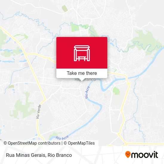 Rua Minas Gerais map