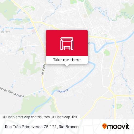 Rua Três Primaveras 75-121 map