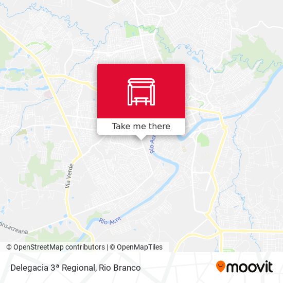 Delegacia 3ª Regional map