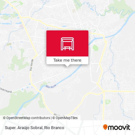 Super. Araújo Sobral map