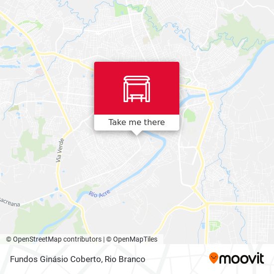 Fundos Ginásio Coberto map