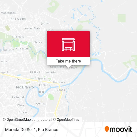 Morada Do Sol 1 map