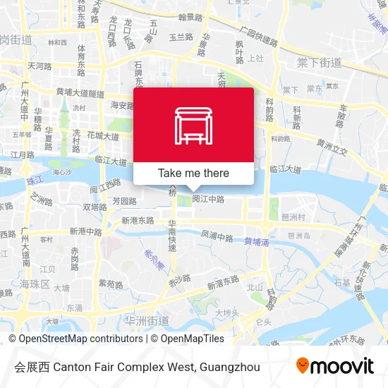 会展西 Canton Fair Complex West map