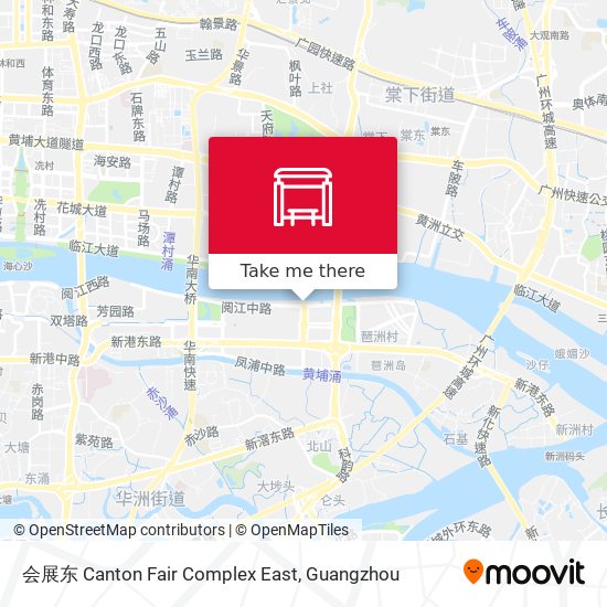 会展东 Canton Fair Complex East map