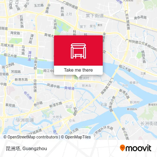 琵洲塔 map
