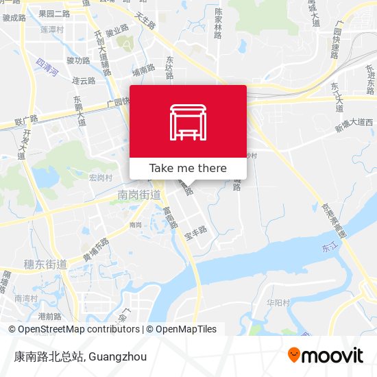 康南路北总站 map