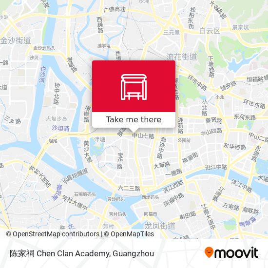 陈家祠 Chen Clan Academy map