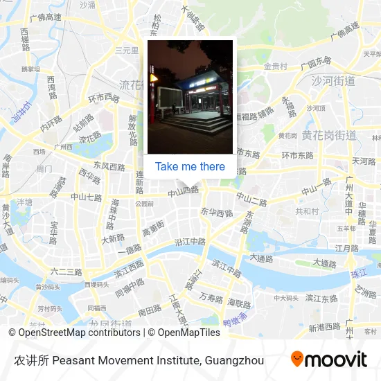 农讲所 Peasant Movement Institute map