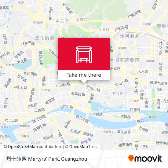 烈士陵园 Martyrs' Park map
