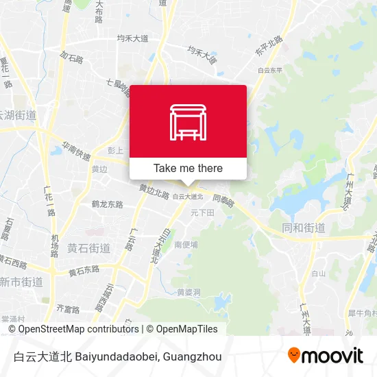 白云大道北 Baiyundadaobei map