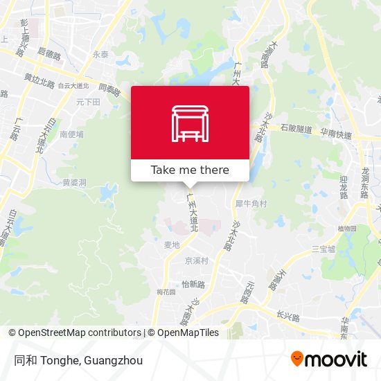 同和 Tonghe map