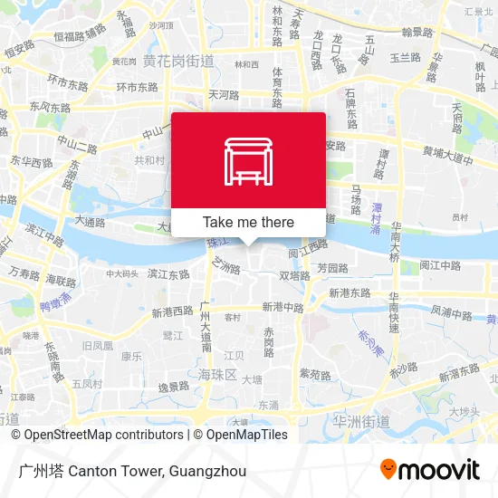广州塔 Canton Tower map