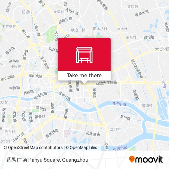 番禺广场 Panyu Square map