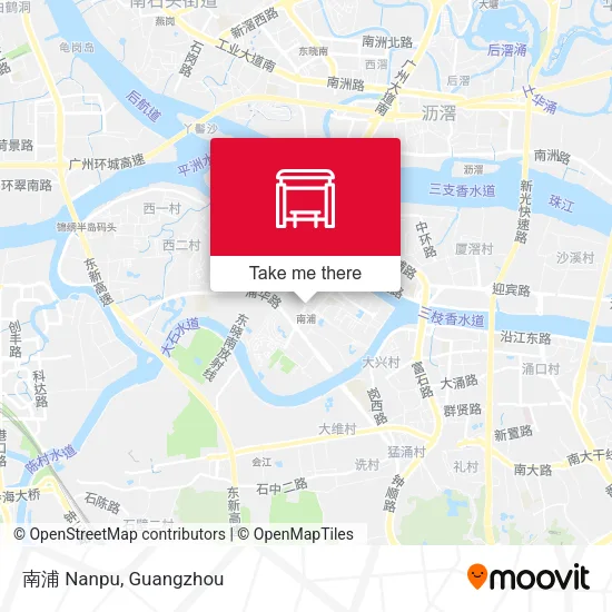 南浦 Nanpu map