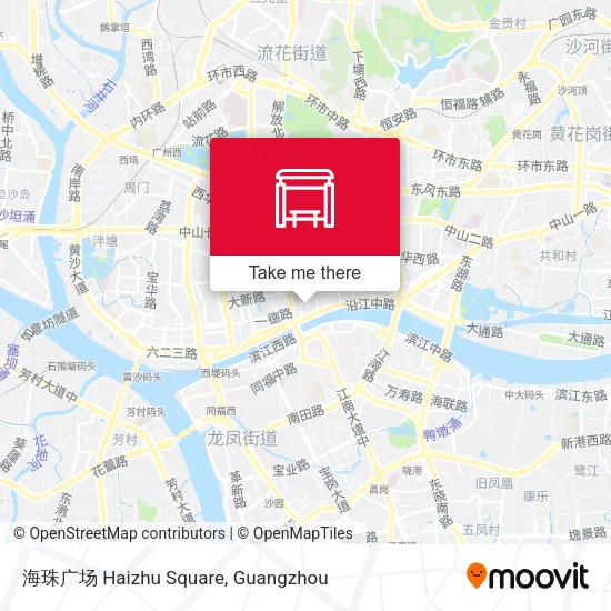 海珠广场 Haizhu Square map