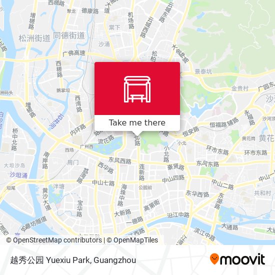 越秀公园 Yuexiu Park map