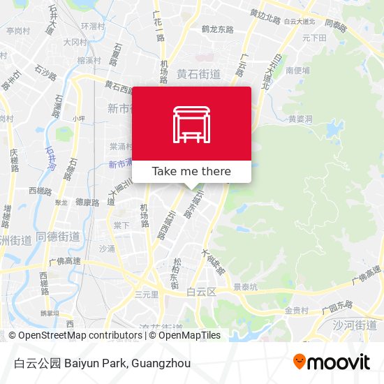 白云公园 Baiyun Park map