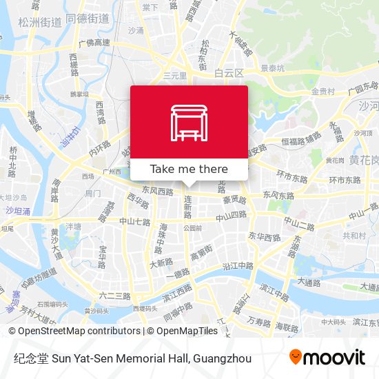纪念堂 Sun Yat-Sen Memorial Hall map