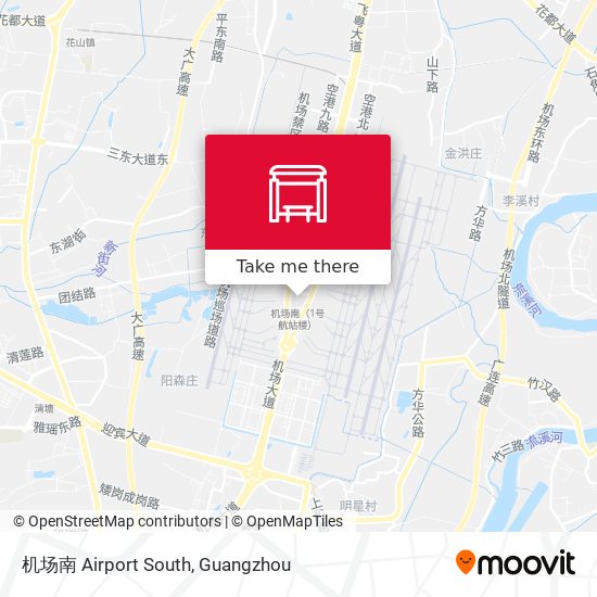 机场南 Airport South map