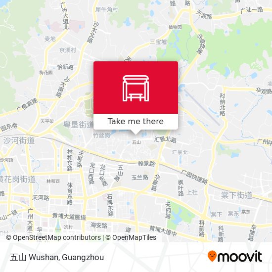 五山 Wushan map