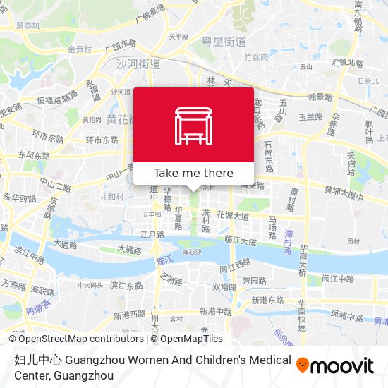 妇儿中心 Guangzhou Women And Children's Medical Center map