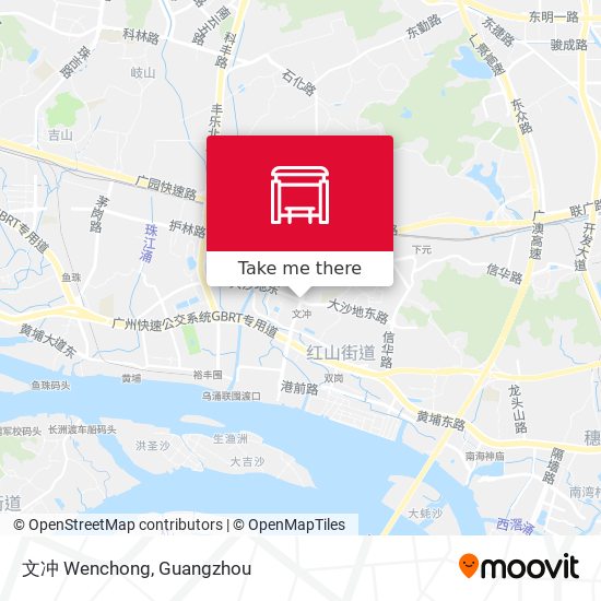 文冲 Wenchong map