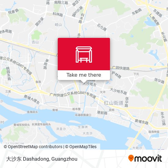 大沙东 Dashadong map