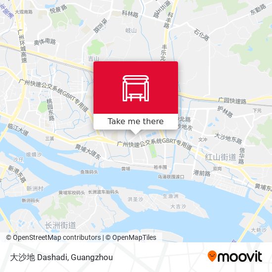 大沙地 Dashadi map