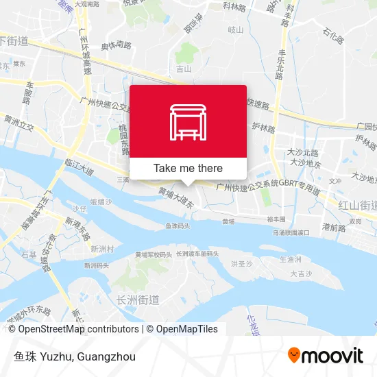 鱼珠 Yuzhu map