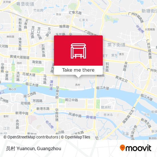 员村 Yuancun map