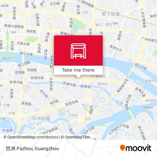 琶洲 Pazhou map