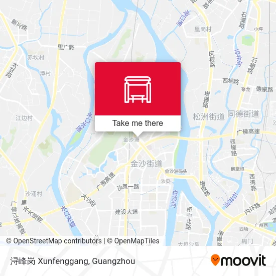 浔峰岗 Xunfenggang map