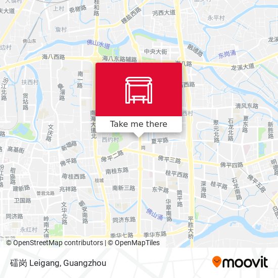 礌岗 Leigang map