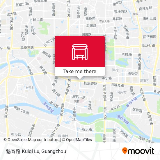 魁奇路 Kuiqi Lu map