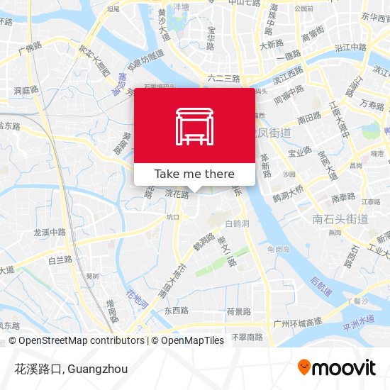 花溪路口 map