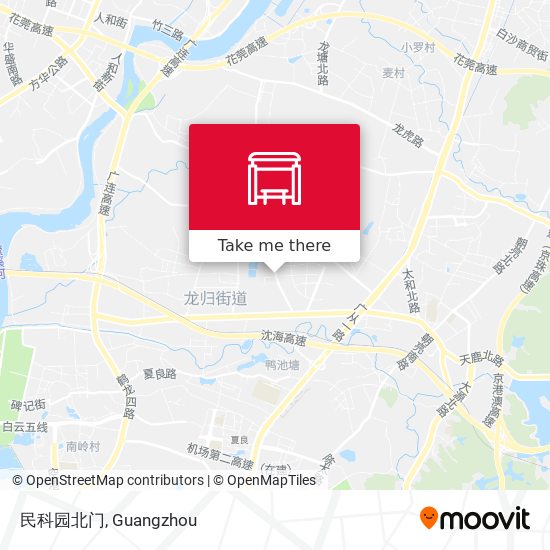 民科园北门 map