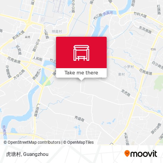 虎塘村 map