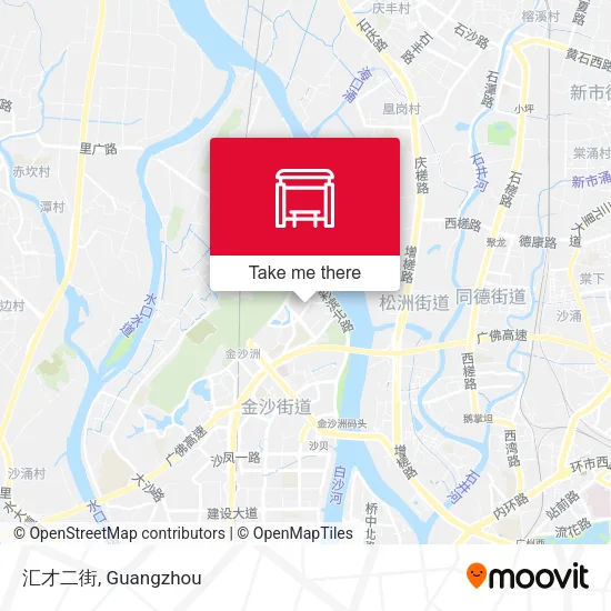 汇才二街 map