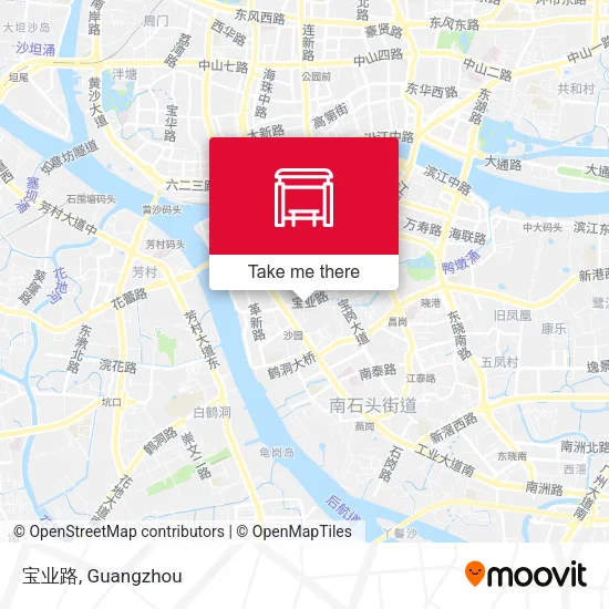 宝业路 map