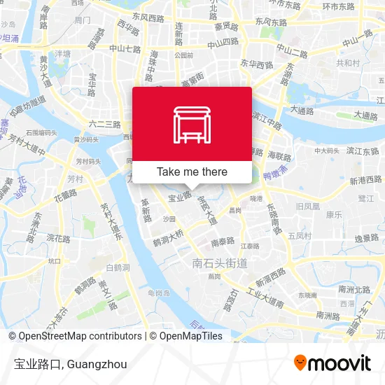 宝业路口 map