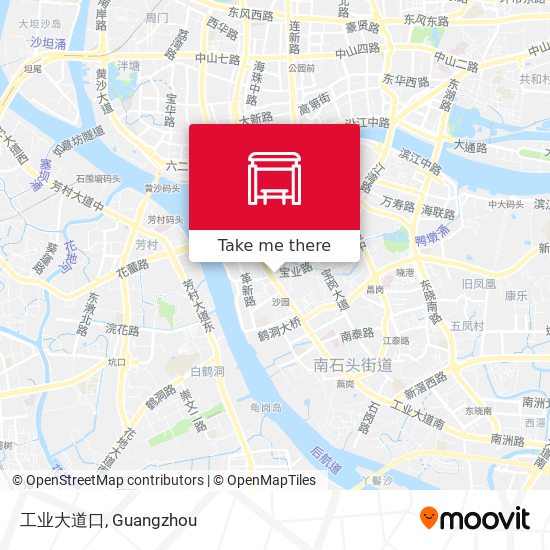 工业大道口 map