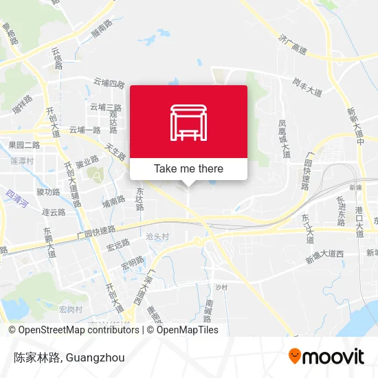 陈家林路 map