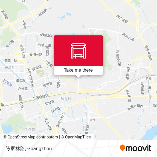 陈家林路 map